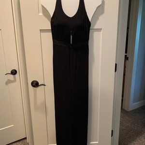 MINKPINK Mini Lined Maxi Black Dress w/Side Slits